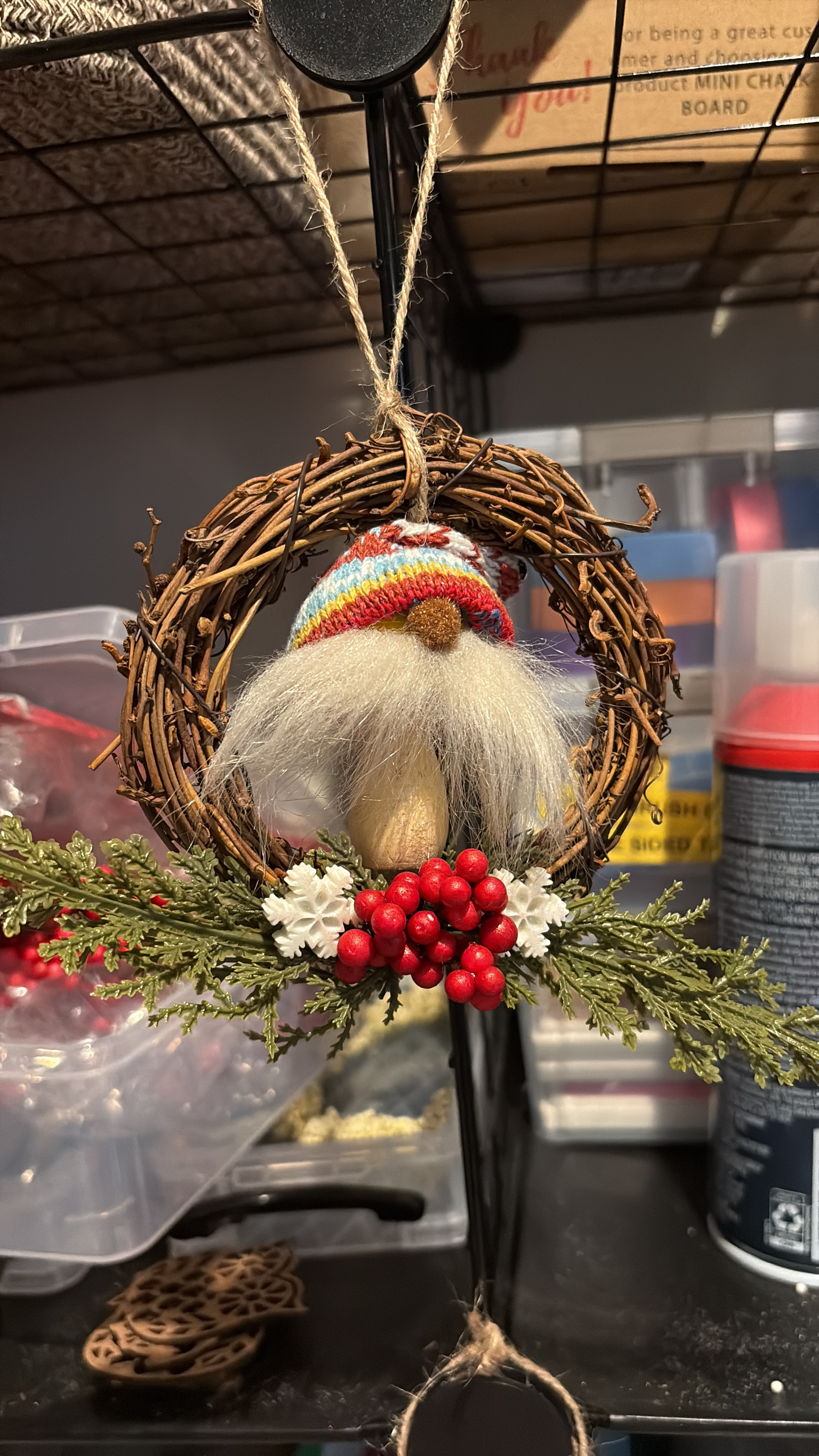 Gnome in Wreath
